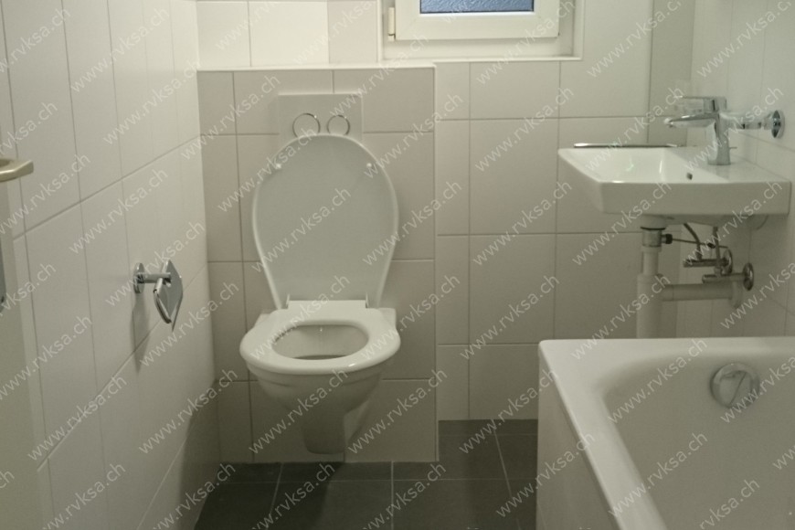 Appartement de 3 pièces, 63  m2, à Neuchâtel - Salle de bain 