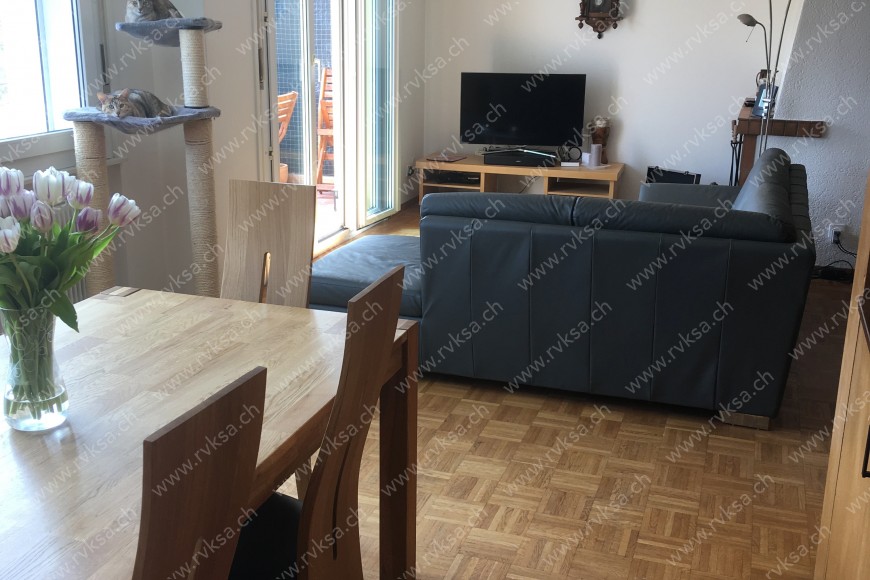 Appartement de 4.5 pièces, 84 m2, à Bôle - Séjour 