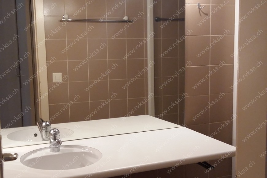 Appartement de 3.5 pièces, 52  m2, à Neuchâtel - Salle de bain 